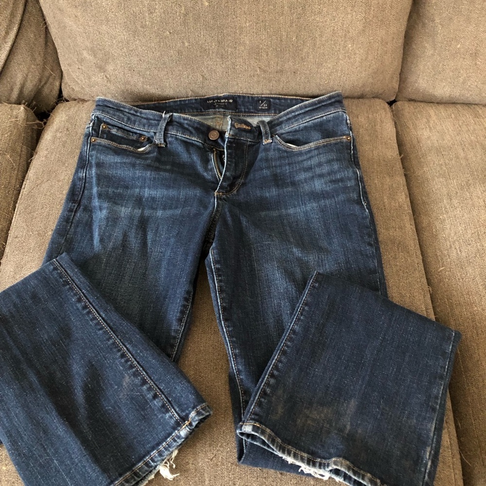 Lucky Brand Dark Blue Straight Leg Jeans
